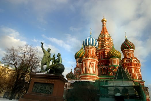 Minin and Pozharsky monument in Moscow