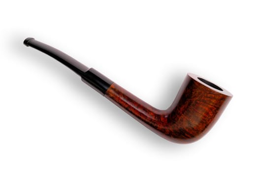 Briar pipe with clipping path