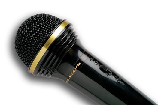Microphone with clipping path