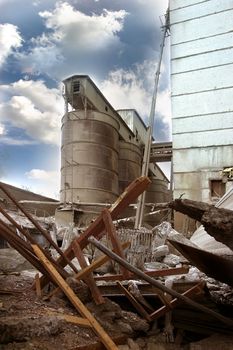The image of an old factory