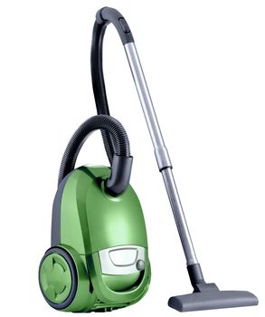 Vacuum cleaner isolated on the white background