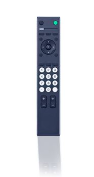 TV remote control isolated on white