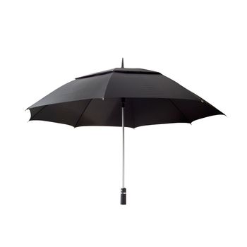 Black umbrella with clipping path