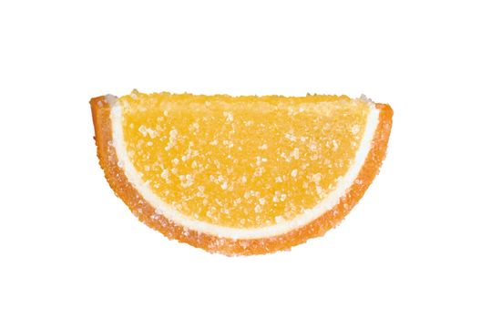 orange jelly in sugar