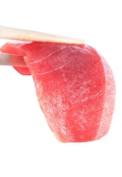 Piece of a beef, on white