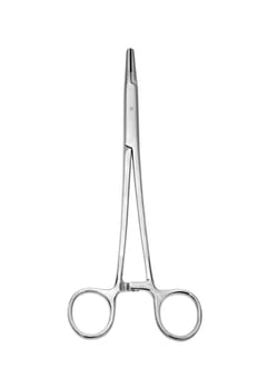 Medical scissors. Isolated over white background