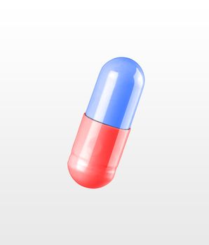 pill isolated on white
