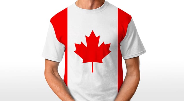 Europe t-shirt isolated on white