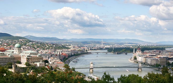 panorama of Budapest. Hungary