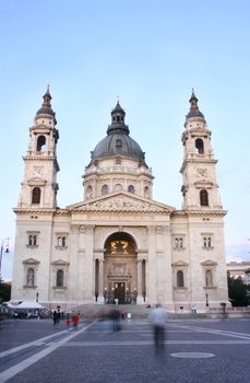 The Saint Stephen's Basilica in Budapest, Hungary