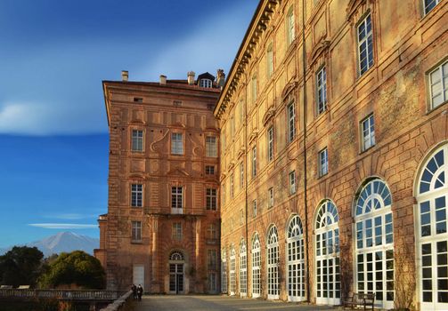 Palazzo Ducale in Aglie', Italy. Castle in a sunny day