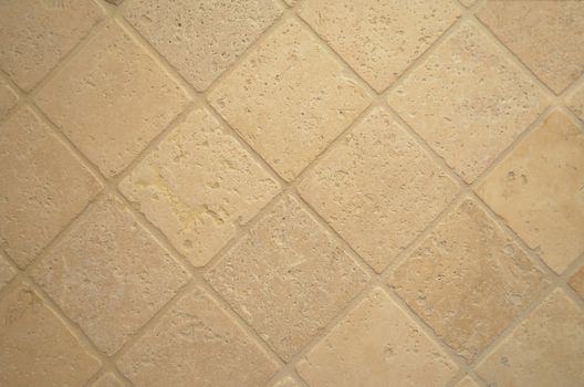 Yellow, beige, light brown travertine stone tiles