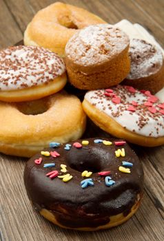 mixed donuts