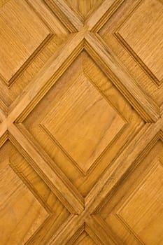 cross pattern wooden door using as background