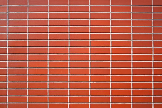 A texture of a red brick wall. Useful as background.