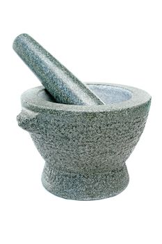 A mortar like it`s used in kitchen.