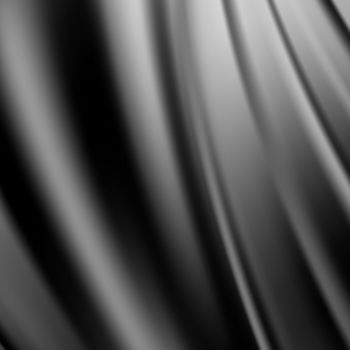 Black abstract satin curtain background