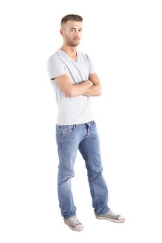 A handsome man standing in front of a white background.
** Note: Slight blurriness, best at smaller sizes.