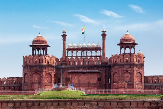 Red Fort (Lal Qila) Delhi - World Heritage Site. Delhi, India