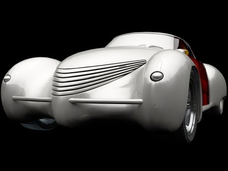Generic and futuristic model of car