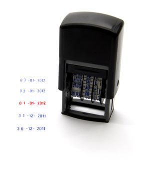 Days of the date stamp with the implementation of year-end and new year
