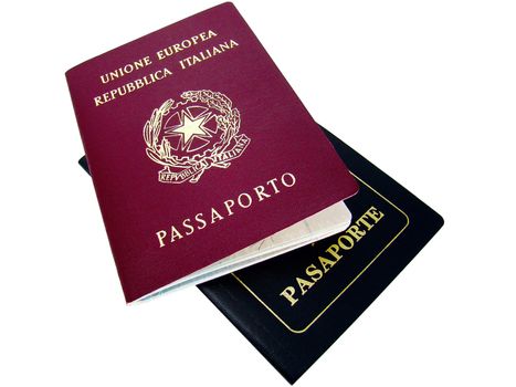 Passports of two different countries.
