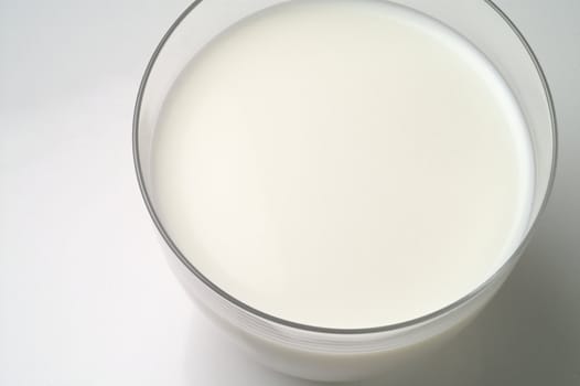 Glass of milk isolated in white background (w3)