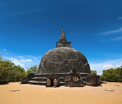 Kiri Vihara - ancient dagoba. Pollonaruwa, Sri Lanka