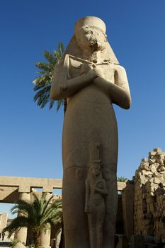 statue of Rameses II in Karnak temple in Luxor,Egypt