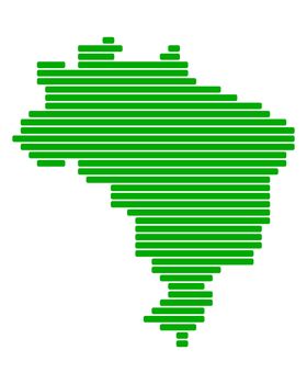 Map of Brazil