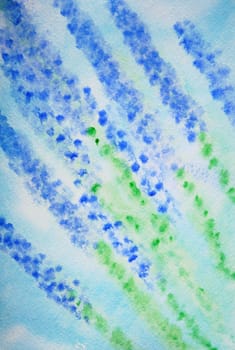   Abstract watercolor background with colorful different layers on paper texture 