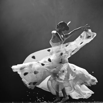 CHENGDU - OCT 27: chinese famous dancer Yang Liping performs Peacock Dance on stage at Jincheng theater.Oct 27, 2011 in Chengdu, China.