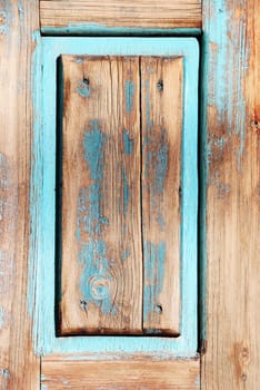 Old grungy wooden background with a color appearance