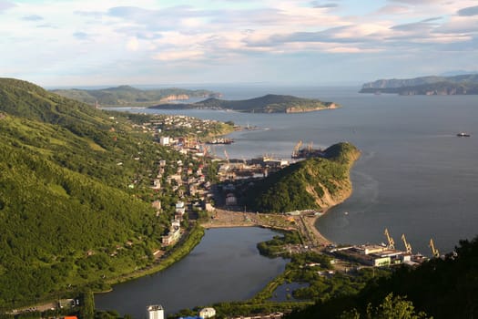 View of Petrtopavlovsk-Kamchatskiy.