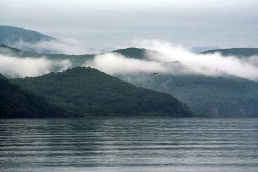 The ocean bay of Kamchatka.