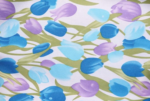 Texture of flower fabric