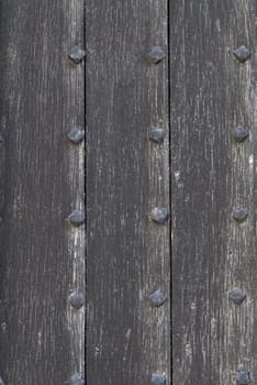 Vertical Texture Photograph of Medieval Church Door.