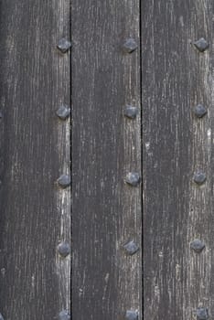 Vertical Texture Photograph of Medieval Church Door.