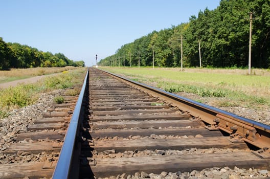 railroad closeup