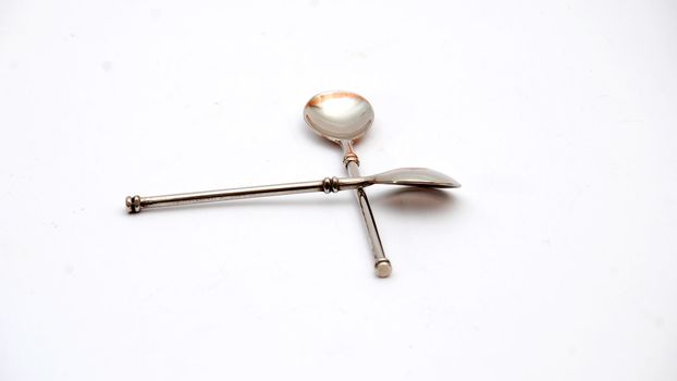 two tea spoons