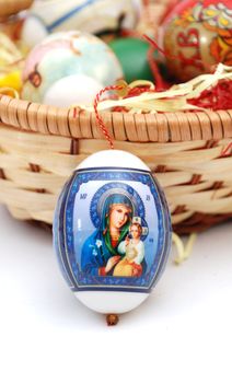 Colorful easter eggs