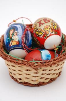 Colorful easter eggs