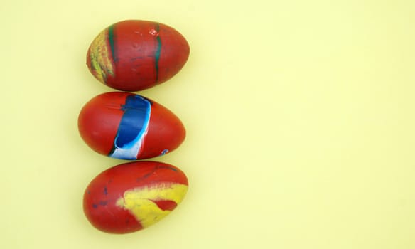 Colorful easter eggs