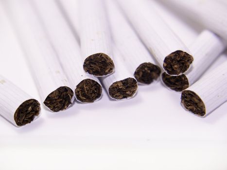 Cigarette isolated on white background