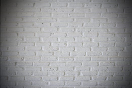 White brick wall for background