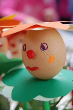 Colorful easter eggs