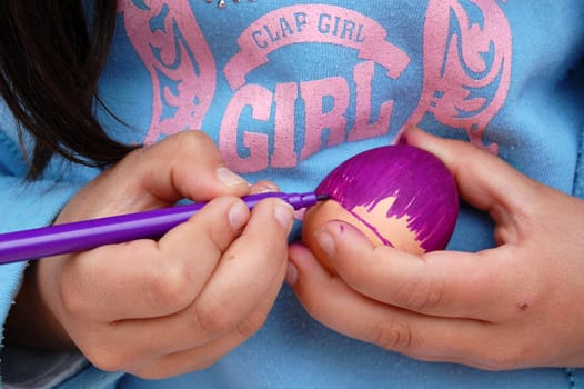 Colorful easter eggs