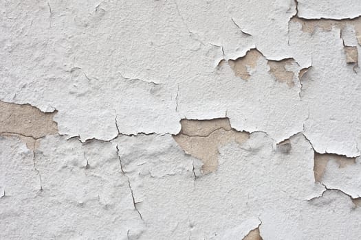 Texture of a cracked wall.