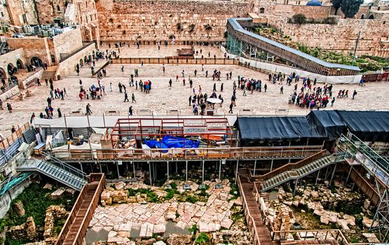 The Western Wall,Temple Mount, Jerusalem, Israel