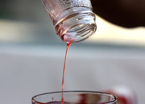 Strawberry drink,